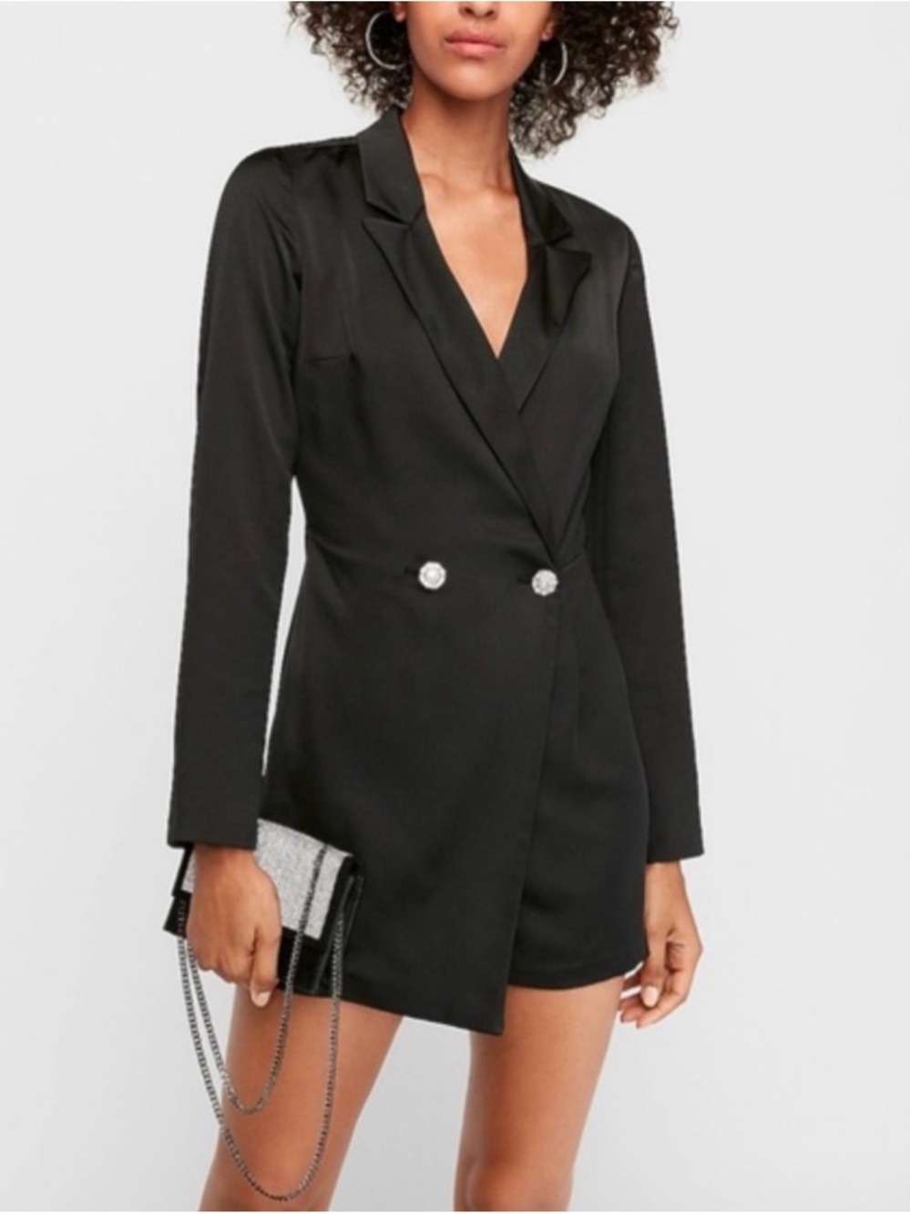 NWT! Express Wrap Front Blazer Romper